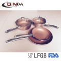 hot sale new design product aluminum copper cookware set popular in USA